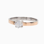 серебряное кольцо с цирконом  57208275